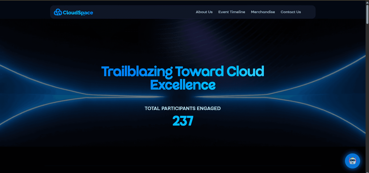 CloudSpace Event Website