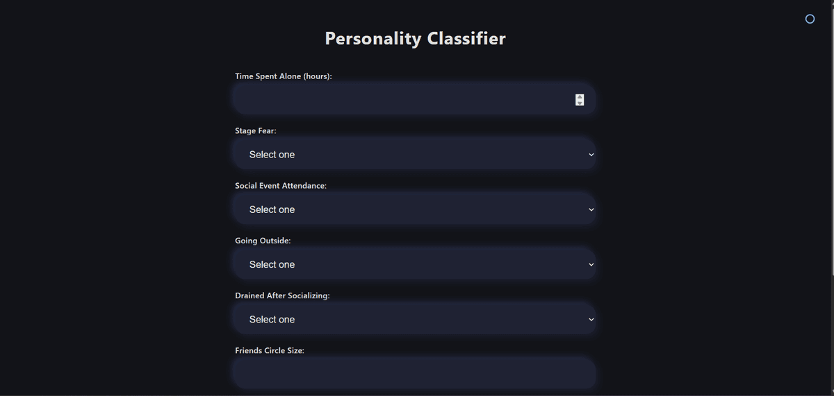 Introvert vs. Extrovert Classifier using Machine Learning